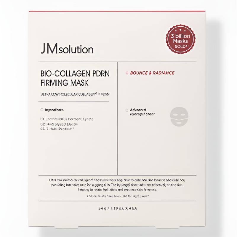 [JMSOLUTION] Bio-Collagen PDRN Firming Hydrogel Mask 34g x 4ea