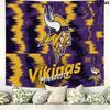 Minnesota Vikings Wandteppich Ästhetischer Wandbehang Bedruckter Stoffdecke Dekorative Wandteppiche für Schlafzimmer Wohnzimmer Heimdekoration