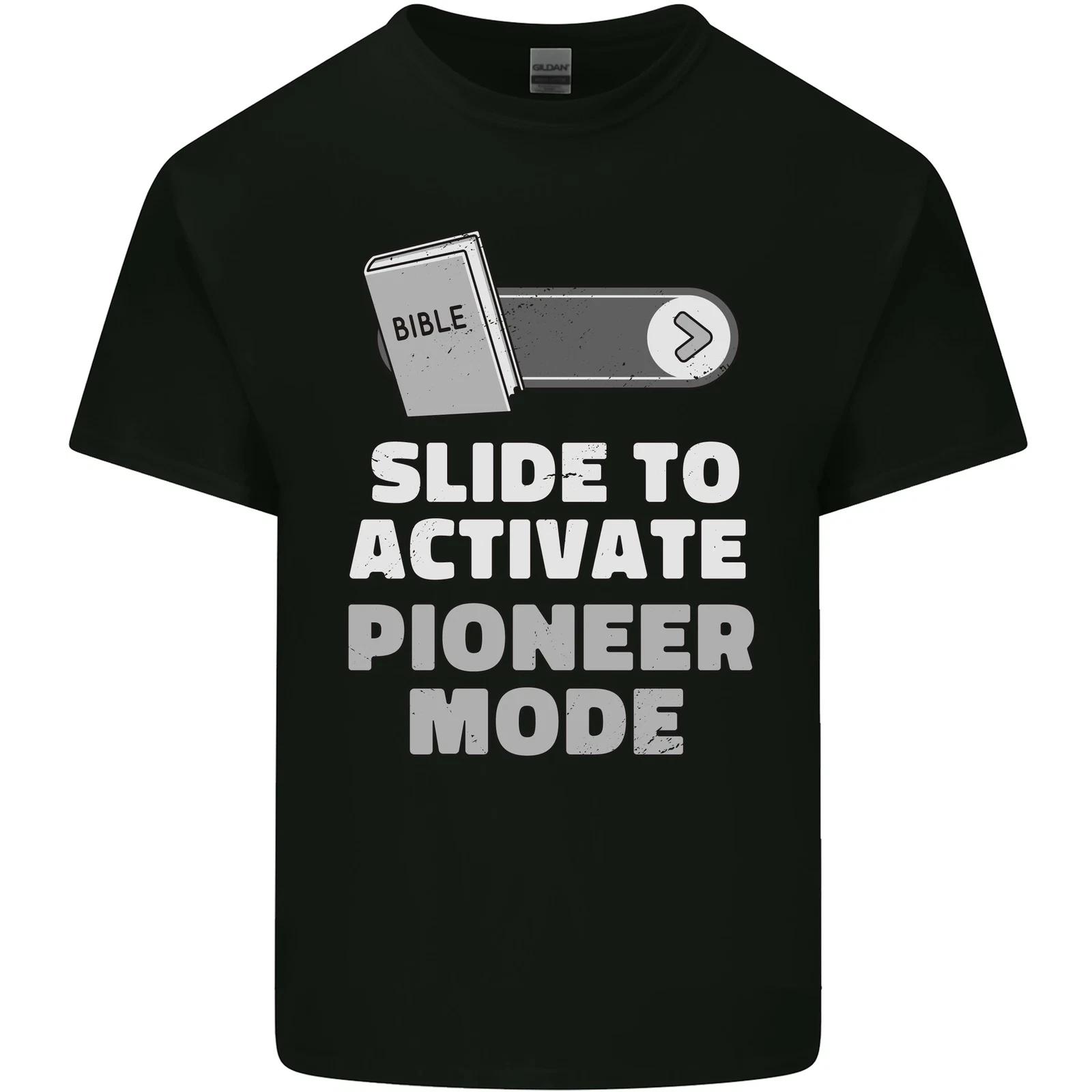 Christian Pioneer Mode Funny Christianity Kids T-Shirt Childrens L