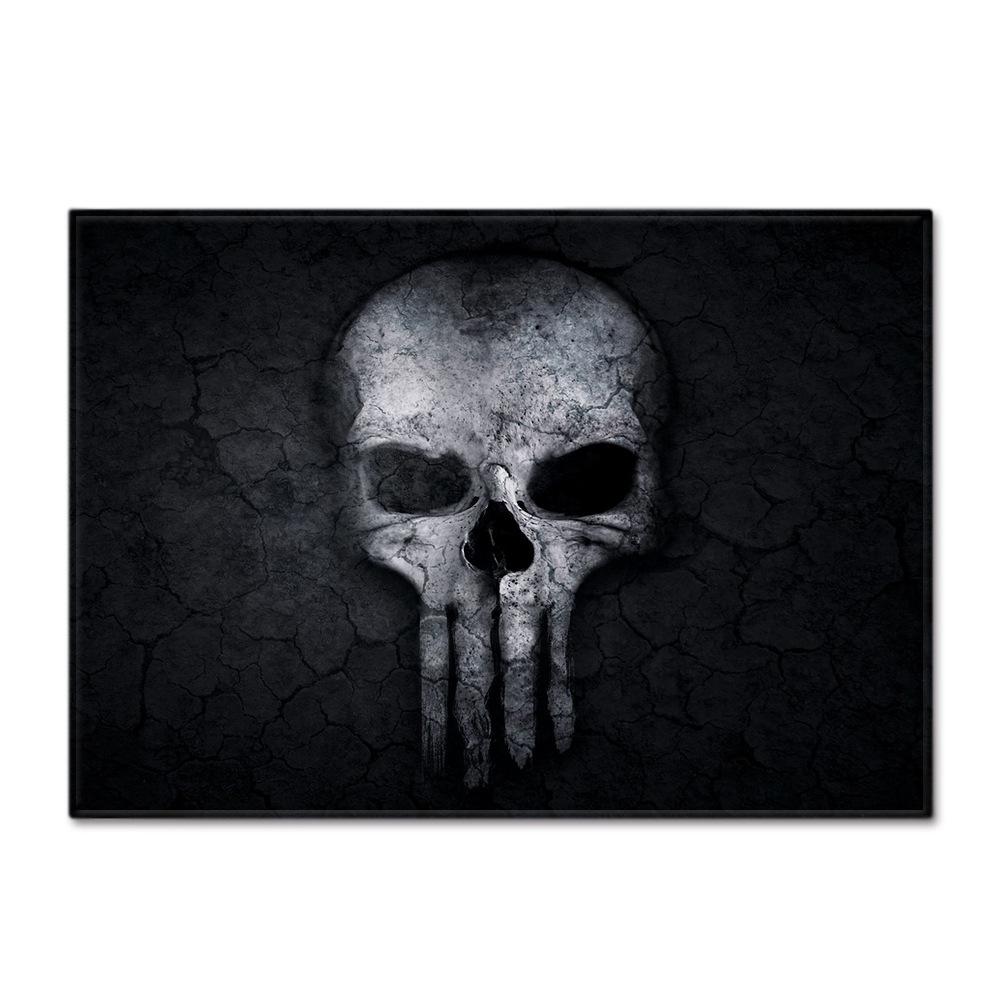 Skull Living Room Floor Mat Bedroom Dining Room Carpet Carpet Doormat