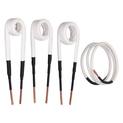 Akozon Induction Heater Coil 3.0mm Brass Electric Induction Coil Kit with Nuts and Removal