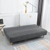 Solid Color Jacquard Sofa Bed Cover Without Armrest Folding Sofa Covers Stretch Couch Slipcovers for Living Room Home Furniture