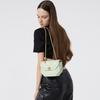 New CHARLES&KEITH PU Shoulder Bag Small Size Women's Black/Chocolate/Mint Green/Violet/Yellow CK2-20671406