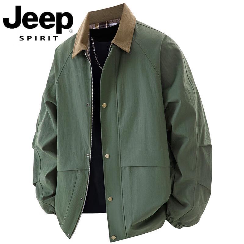 JEEP SPIRIT Men's Plus Size Workwear Jacket