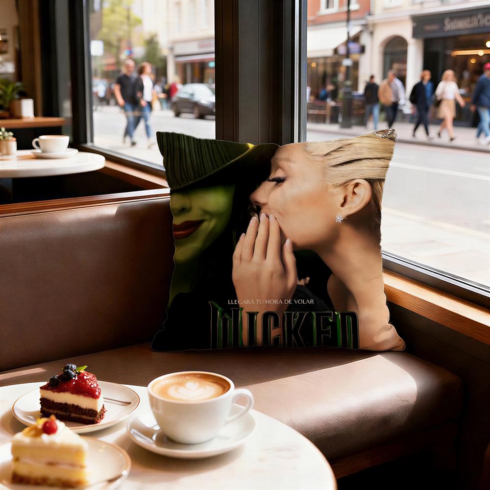 Movie Wicked Part One Cushion Cover Decorative Cushions Covers Cover Sofa X Pillow Piece X X Pillowcase