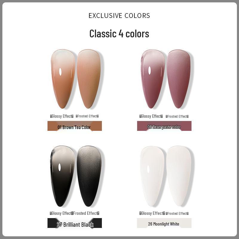 No-Wash High Saturation Gradient Gel Polish for Thick Color Painting & Powder Printing