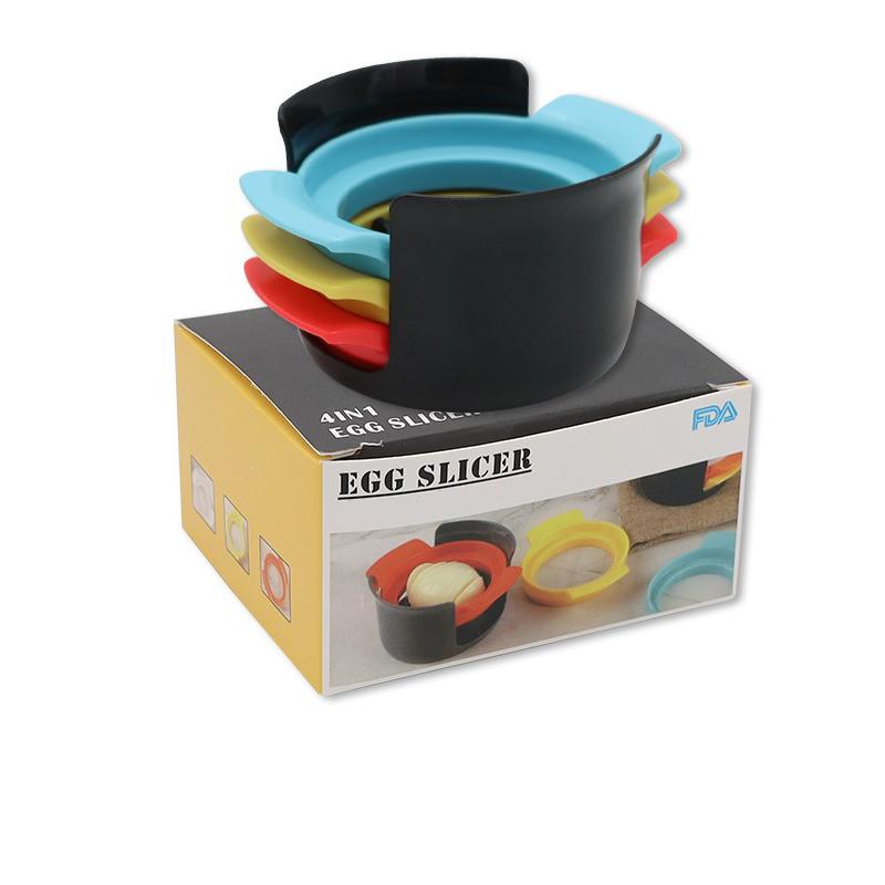 Kitchen Gadgets 3-in-1 Multi-functional Stainless Steel Egg Cutter Korean Egg Cutter Cutter Cutter