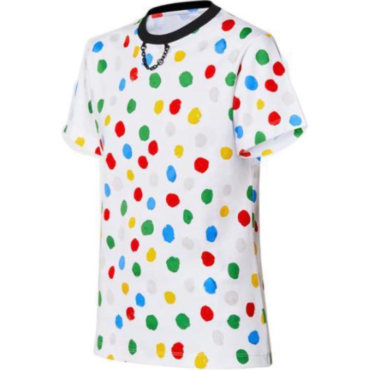 Louis Vuitton X Yayoi Kusama Painted Dots T Shirt White 1AB90E