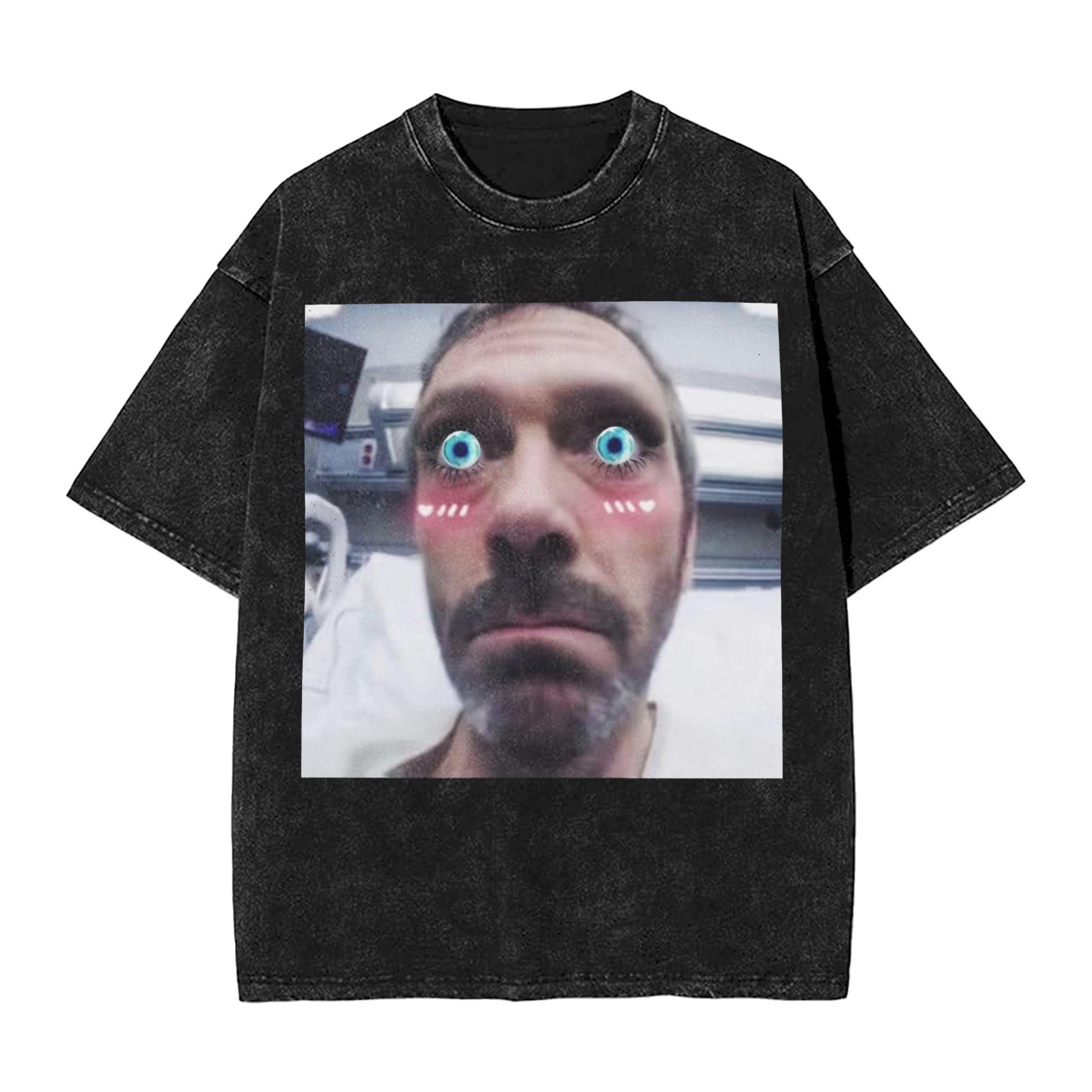 House MD Dr Gregory House Washed T Shirt Unisex Women Streetwear Hip Hop TShirts Summer Unisexipulate Unisexsplain Malpractice Tees S