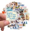 50 Song and Dance Movies Mama Mia Graffiti Stickers Decorate Suitcase Pen Guitar Notebook Waterproof Hot Stickers