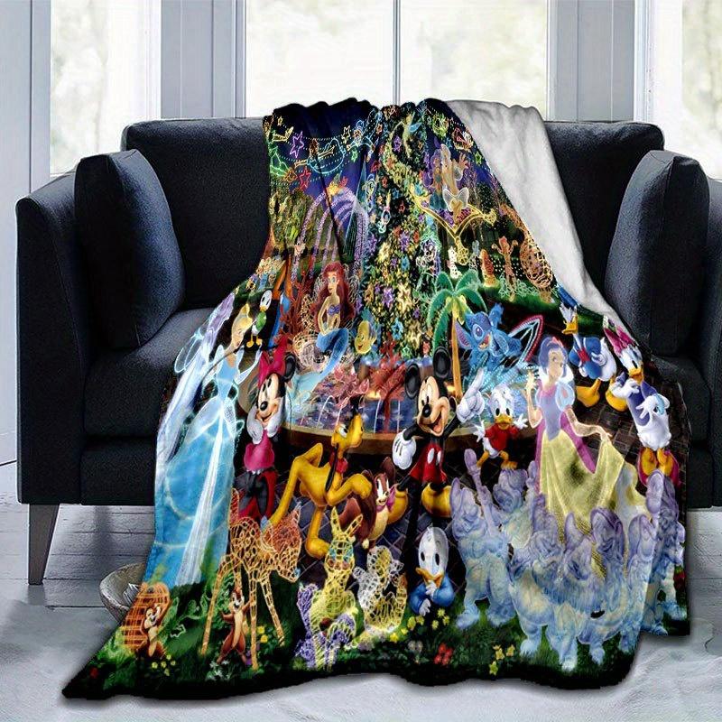 Mickey and Minnie Cartoon Blanket: Adorable, Warm, and Perfect for Home Decoration  Living Room, Travel, and All Seasons