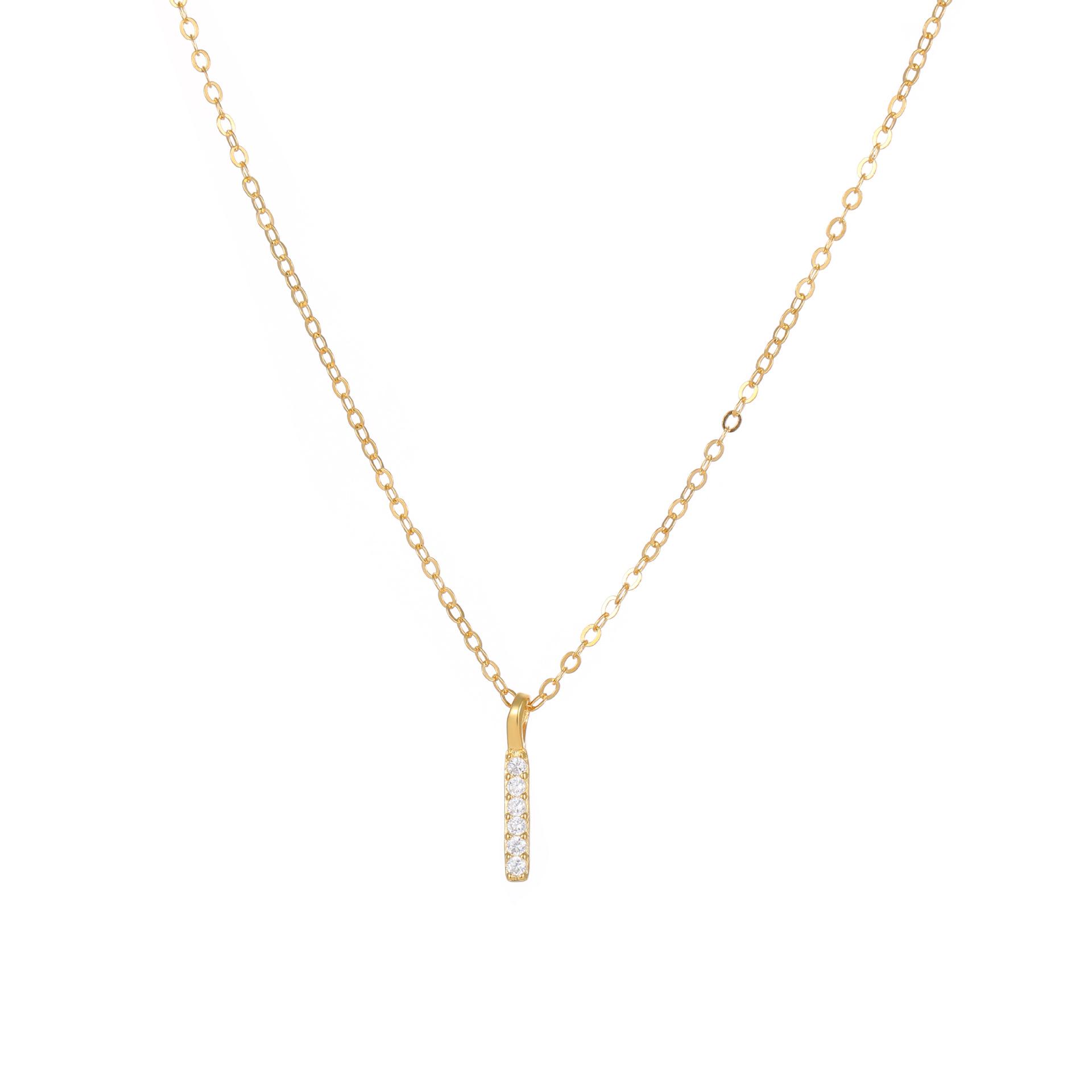 Elegant S925 Sterling Silver Diamond Pendant Choker Necklace for Women - Light Luxury Style 925 Silver