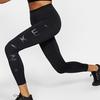 Nike Tištěné rychleschnoucí devítibodové žraločí fitness kalhoty dámské kalhoty černé CJ4146-010