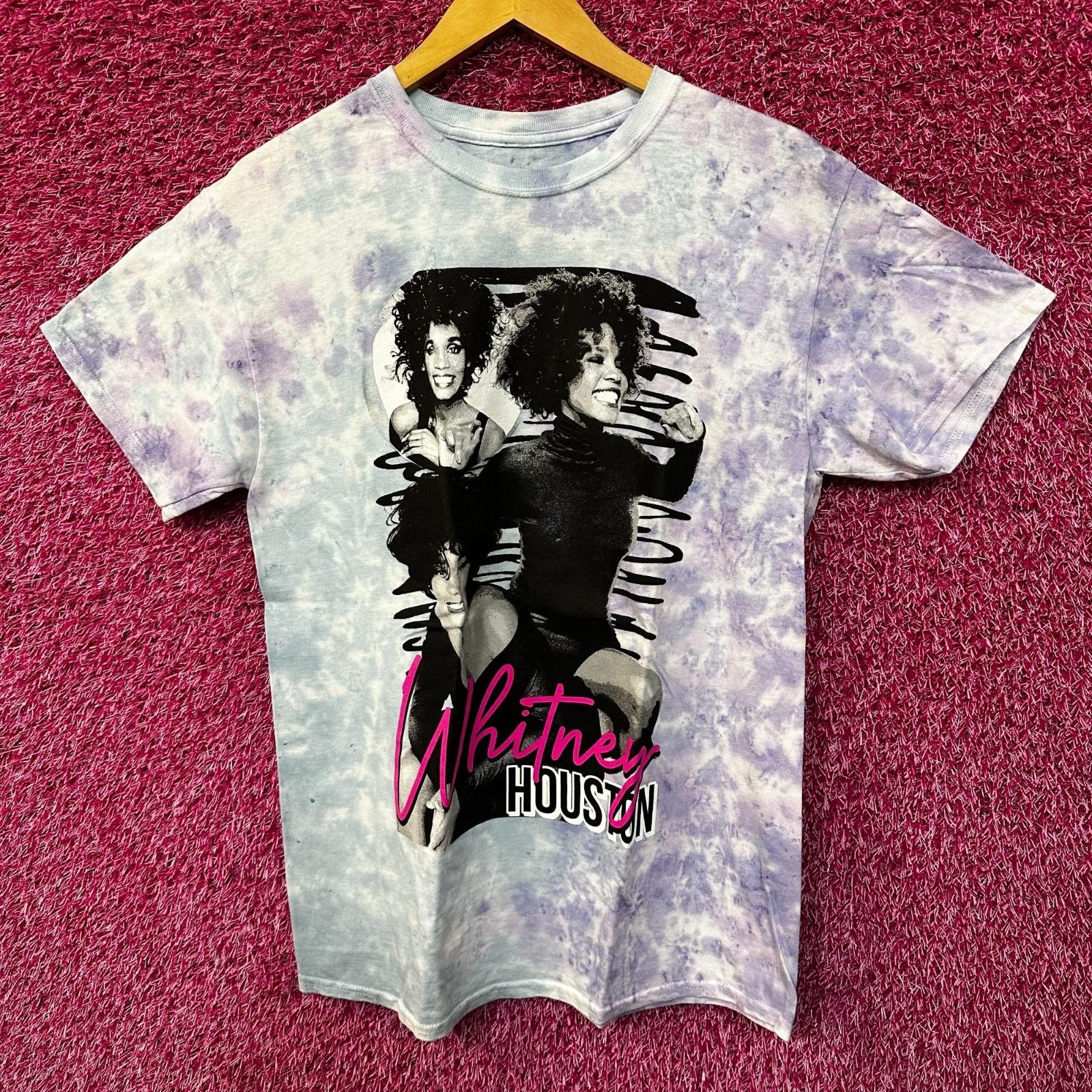 Whitney Houston I wanna Dance With Someone Tie Dye Tee Med M
