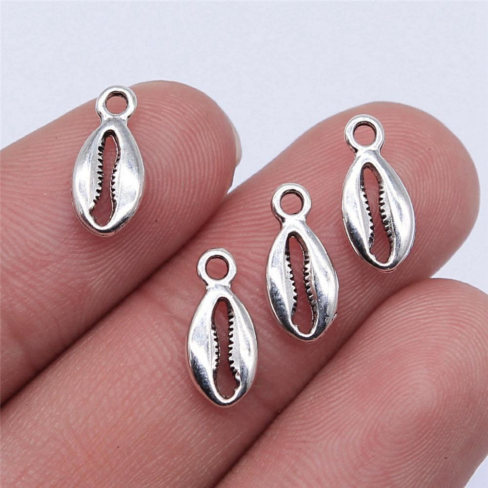 

Подвески в виде ракушек, подвески для женщин, ювелирные изделия, массивные необычные принадлежности A51-20pcs-13x6mm