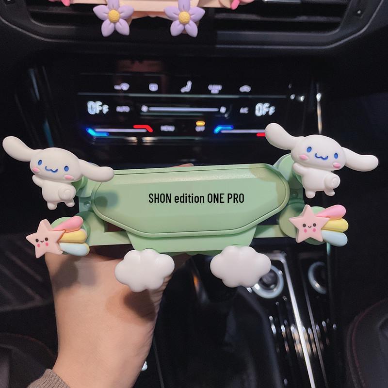 2025 Cartoon Phone Holder: Cute, Anti-Shake Car Vent Mount for Women