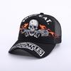 Pentagram Skull Mesh American Locomotive Cap Truck Driver Hat Breathable Baseball Cap