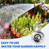 Quarter Turn Garden Hose Water Shut Off 304 Metal with 3/4 Inch Ends, Washers and Seal Tape for Outdoor Faucet Control and Irrigation Tasks
