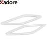 For Volkswagen VW T-Cross Tcross 2018-  Matte Car Front Inner A Pillar Audio Speaker Cover Trim Interior Accessories