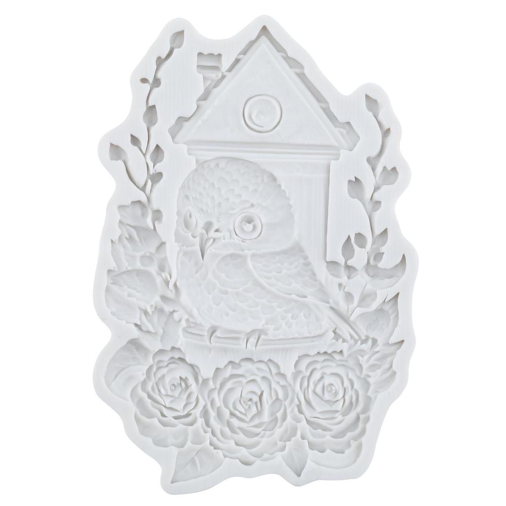 Owls Bird Silicone Molds Owls Fondant Mold Cake Decorating Tools Cupcake Topper Candy Chocolate Gumpaste Mold