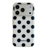 Polyamine Polka Dot iPhone 17 Pro Max Protective Case - Drop-proof, Stylish, and Compatible with 16/17 Pro Models.