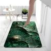 Nordic Marble Absorbent Bath Mat Bathroom Entryway Non-Slip Floor Rug Washable Square Design