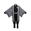 Demon Slayer Akaza Upper Rank Three Cosplay Costume - Full Set with Long Sleeves