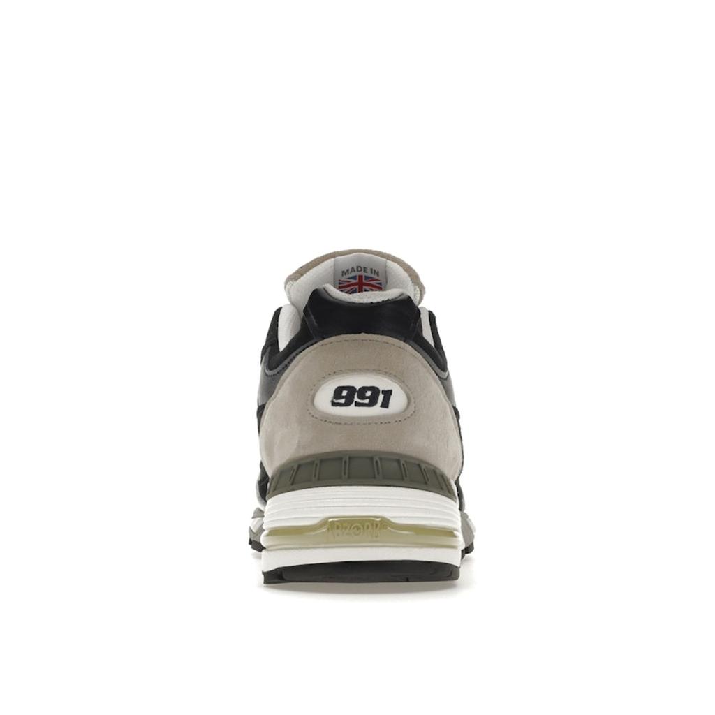 Sneakersnstuff x New Balance 991 Hecho en Inglaterra Paquete Perforado - Azul Marino Blanco Zapatillas para Hombre Azul Gris M991PJ
