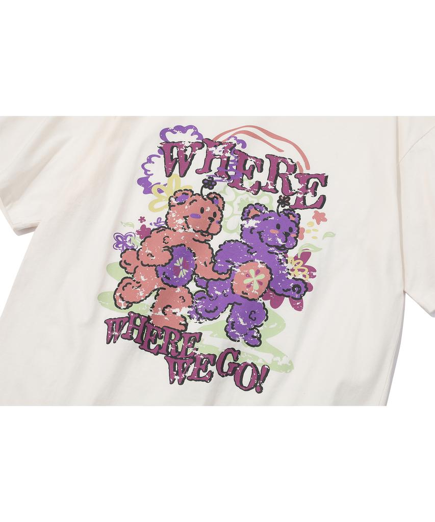 CPGN STUDIO Everywhere Teddy Short-Sleeve T-Shirt Cream