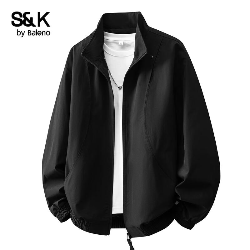 Baleno Men s S&K Retro Stand Collar Jacket L