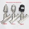Pneumatic Quick-Install Angle Seat Valve