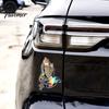 Weather Resistant Rosary Sticker Praying Hands & Car Sticker, Reflective Decal, High Quality PVC Adhesive Decal Waterproof Jesus for Auto Window