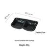 Japanese Style Ceramic Two-Compartment Sauce Dish Set