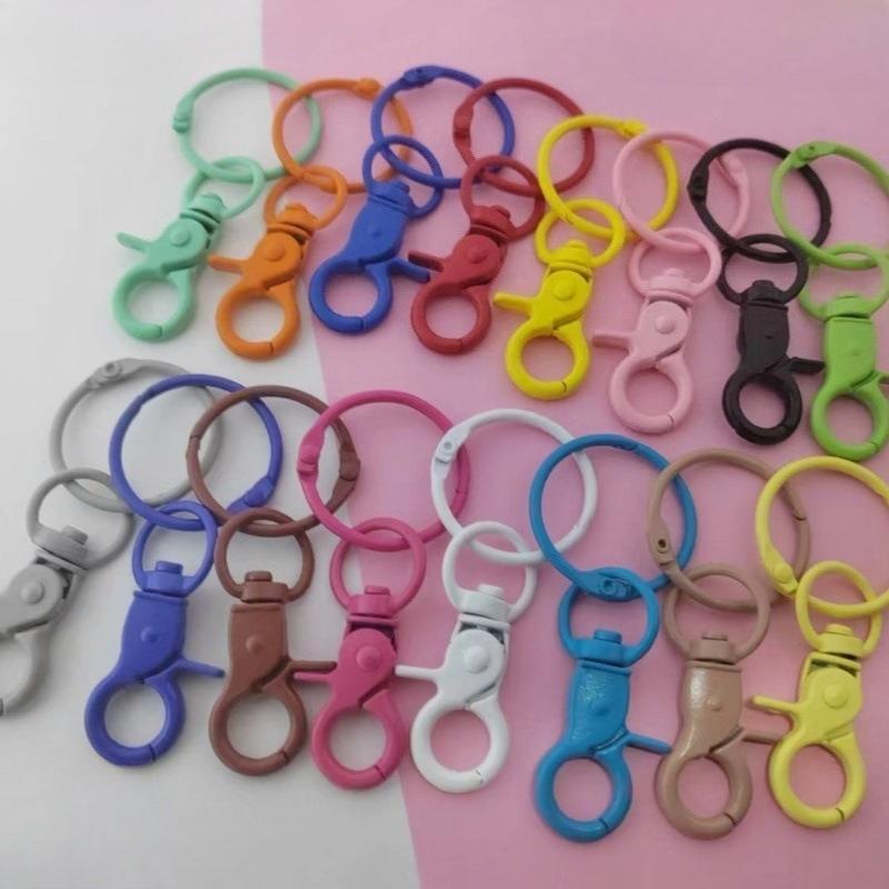 Set da 5 Pezzi/set Set di Fermagli Colorati per Cani Fermaglio per Cancelleria Spot Vendita all'Ingrosso Fermaglio Fai da Te Fibbia a Gancio Fibbia Fibbia Gancio Portachiavi in Lega di Zinco