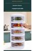 Breathable Insect-Proof Kitchen Storage Rack with Thickened Vegetable Cover and Overnight Dish Insulation