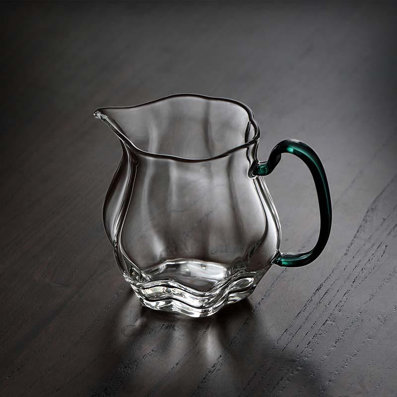 200ml Japanese Tea Fair Cup - Glass Serving Pitcher for Kung Fu Tea Ceremony
