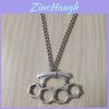 Vintage Style Alloy Pendant Necklace For Men Women With Geometric Design Fashion Accessory