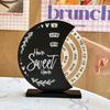 Ferris Wheel Desktop Moon Calendar: Manual Rotation Home Office Ornament with Advanced Design.