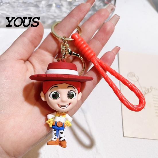 Kid Keychain Pendant, Silicone Cartoon Anime Figure Charm Key Holder, Keyring Party Favor Pendant for Children Friends Backpack Decoration