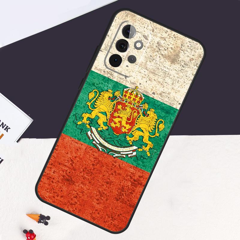 Bulgarije Vlag Paspoort Kaarthouder Voor Samsung Galaxy A54 A34 A14 A52S A12 A22 A32 A52 A50 A51 A71 A13 A53 A33 Hoesje