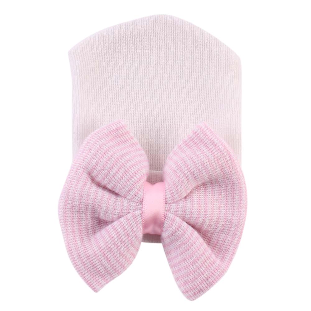 Cute Bowknot Warm-Keeping Knitting Cap for Babies