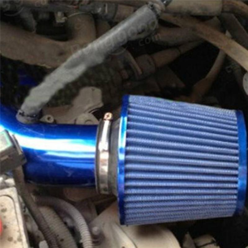 Car 76Mm Air Filter Intake Pipe Air Intake System Turbo Pipe Turbo Induction Pipe Tube With Air Filter Car Accessories