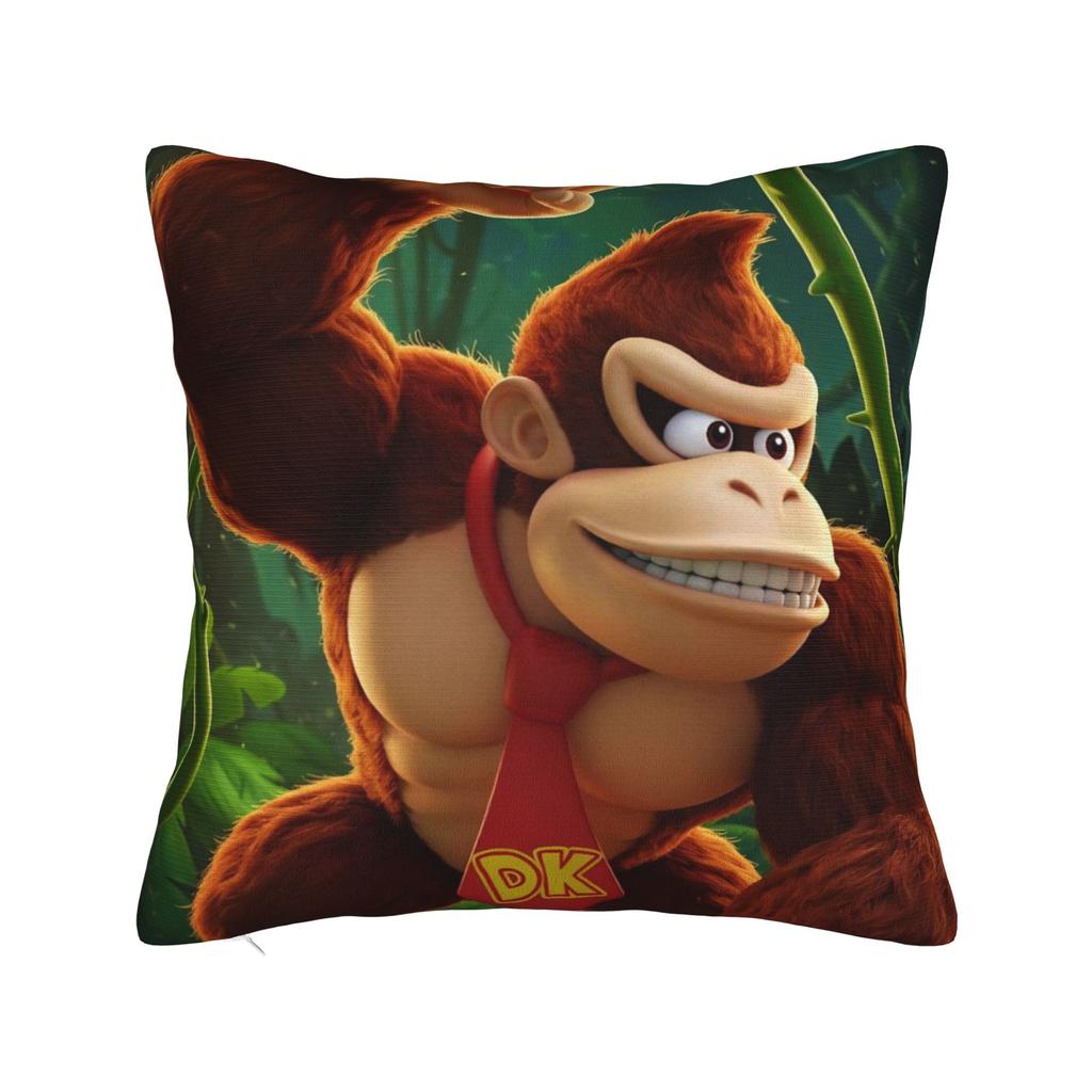 Decorative Pillowcases Donkey Kongs Bananza Games Merch Home  Throw Pillow Case Cover Drop Shipping Multiple Sizes