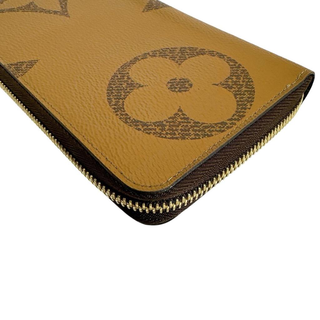 Louis Vuitton Carteira Zippy Monogram Gigante Carteira Longa Monograma M69353 Usada