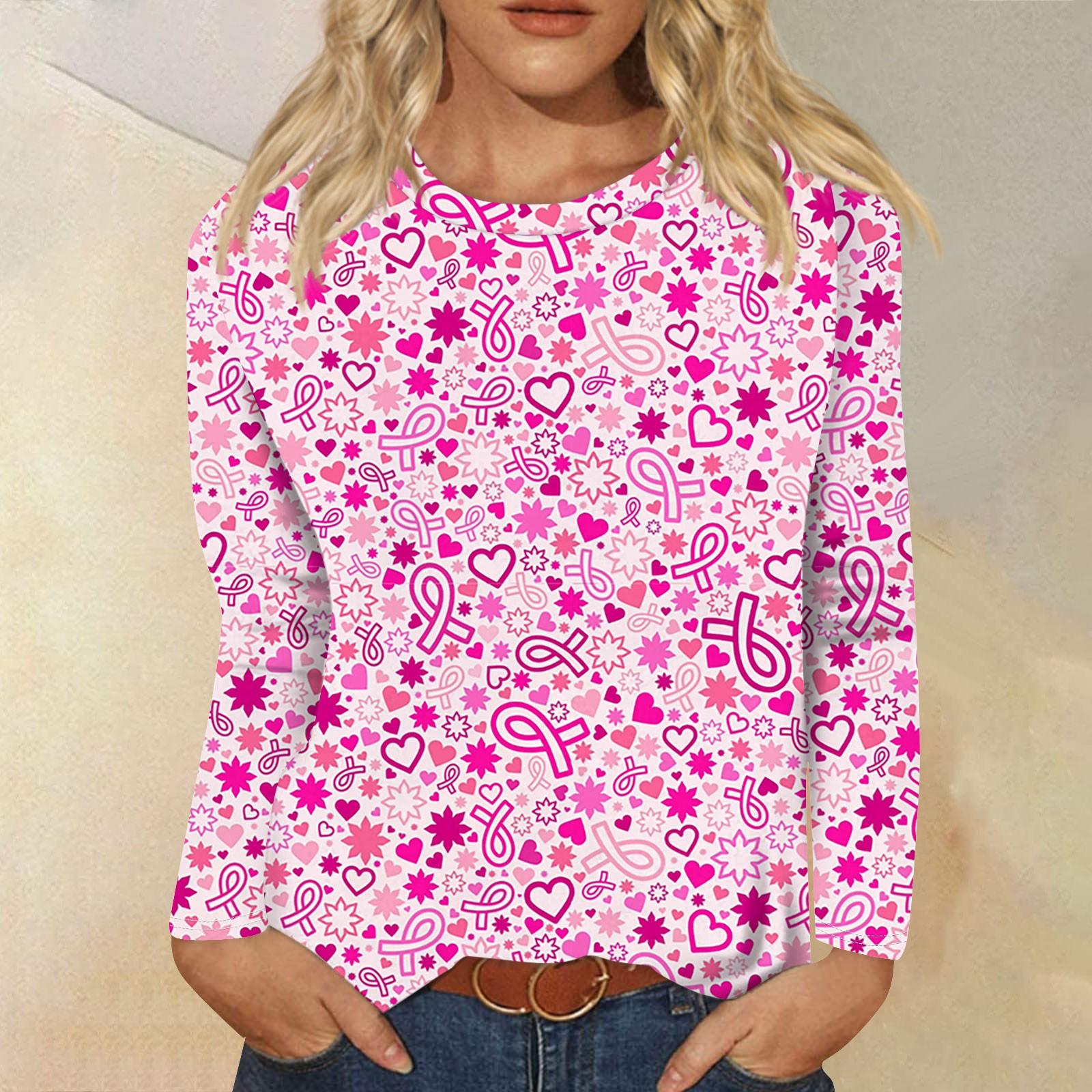 

Женская мода, повседневный удобный топ с круглым вырезом и длинным рукавом с принтом в горошек XXXXL винный