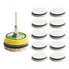 Wool Polishing Pads Wool Waxing 20Pcs/Set Accessories
