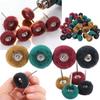 10pcs Buffing Polishing Wheel Rust Remover Fiber Grinding Head  Grinding Machine Accessories