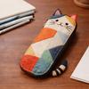 Patchwork Cartoon Pen Bag Japanese Style Stationery Storage Bag Fashion Cat Pencil Case  Office
