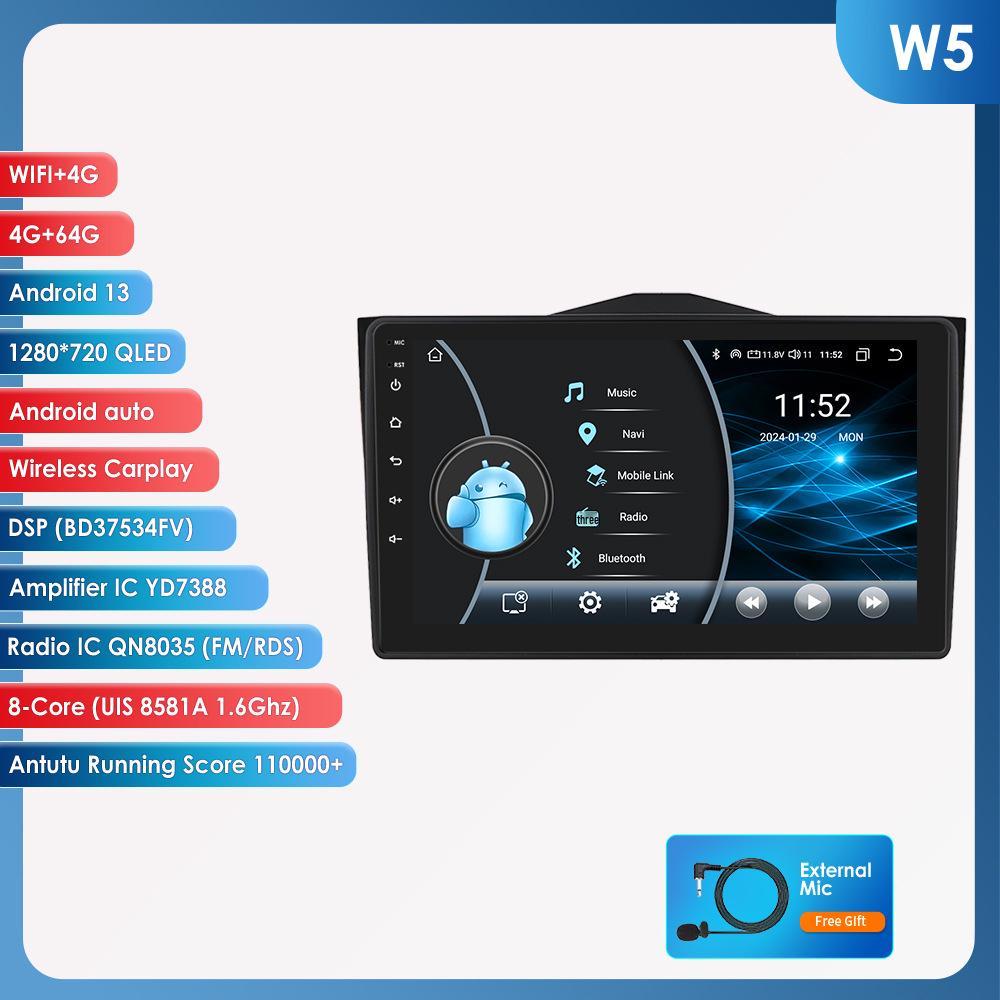 9" Android Bluetooth GPS Navigator for 18-19 Lada BA3 - Car-Mounted Large Screen