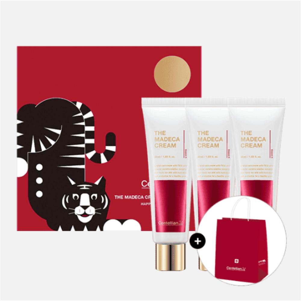 

Centellian24 The Madeca Cream Happy Tiger Special Edition 50ml x 3ea - Intensive Repair & Skin Barrier Strengthening, K-Beauty